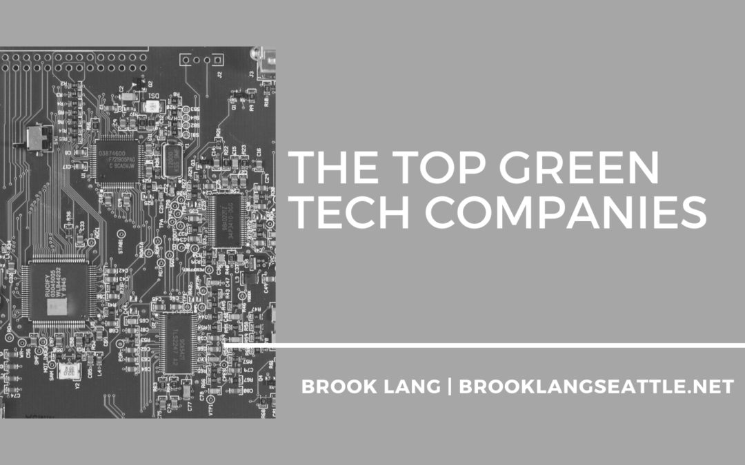 Brook Lang Seattle The Top Green Tech Companies